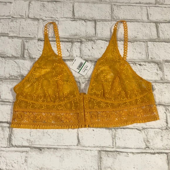 Free People Ella Soft Lace Longline Bralette - Picture 10 of 14